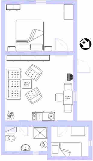 Grundriss Ferienhaus